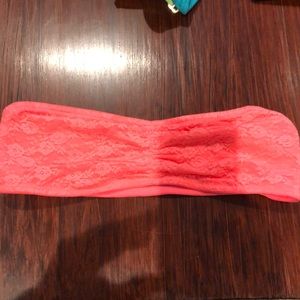 Neon Orange Bandeau Size L